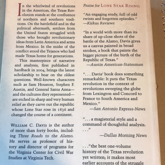 Lone Star Rising. By William C.Davis - Picture 5 of 8